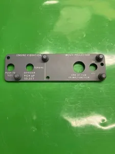 BOEING 707 10-60424-434 COCKPIT LIGHT PLATE *NS* VINTAGE
